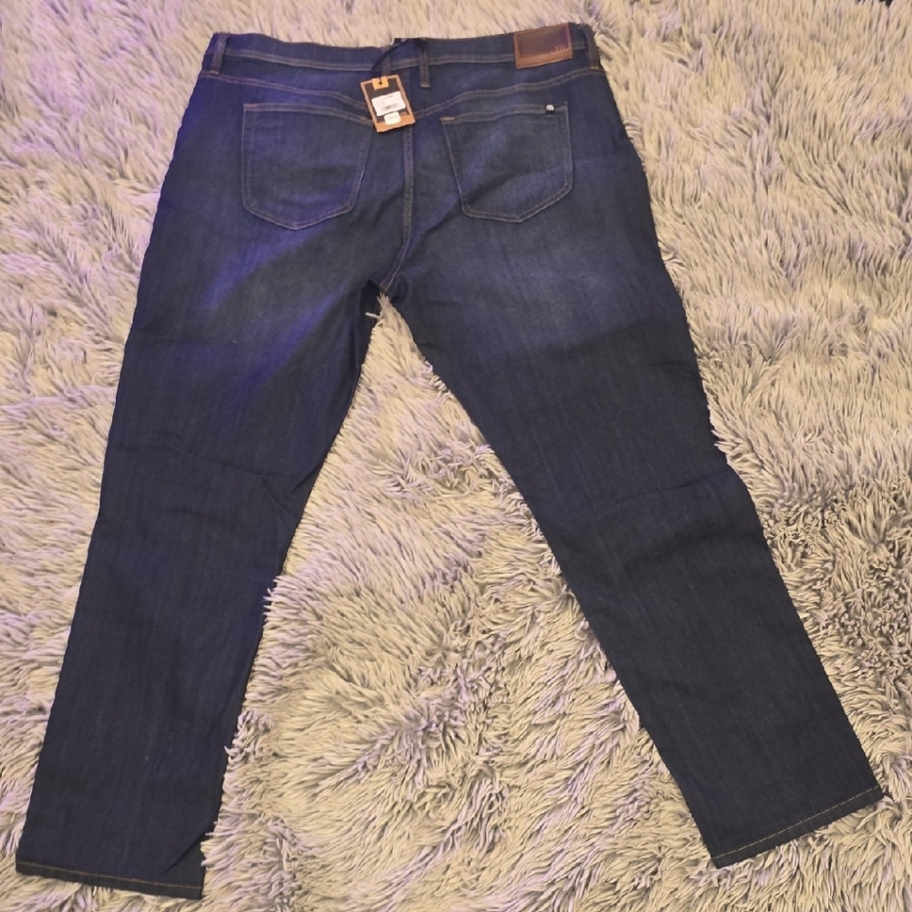 Legacy Men's Dark Blue Slim Straight Jeans